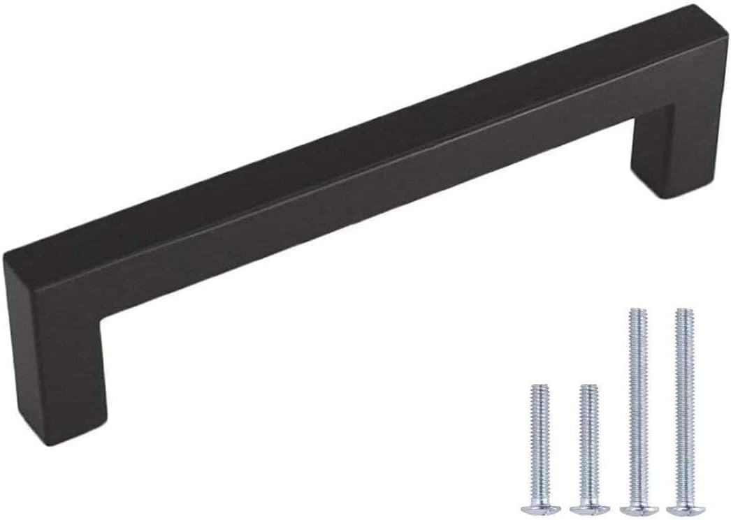 Lontan 20 Maniglie Nere Acciaio Inox 160mm