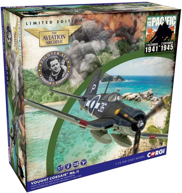 Corgi AA33016 Corsair MkII JT537 - Modello Pressofuso - immagine 4