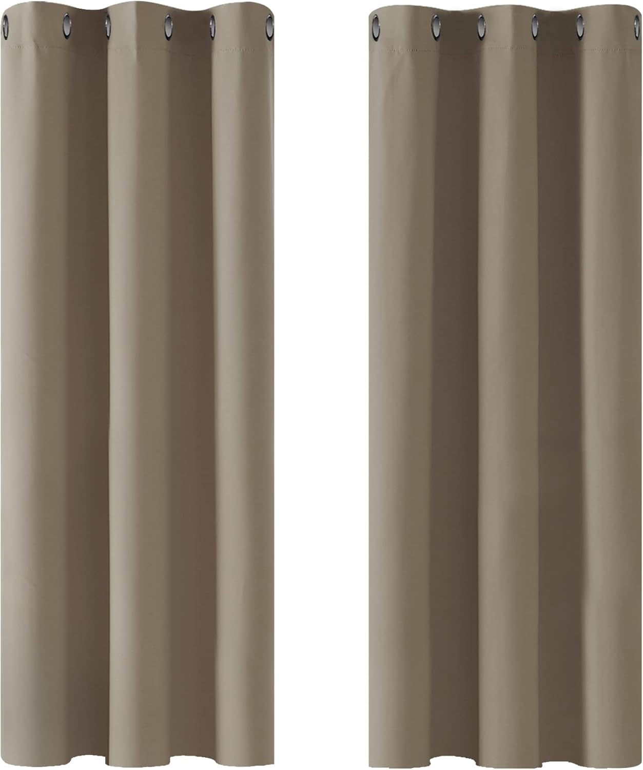 Deconovo Tende Oscuranti Termiche 107x160 CM, Cachi - immagine 3