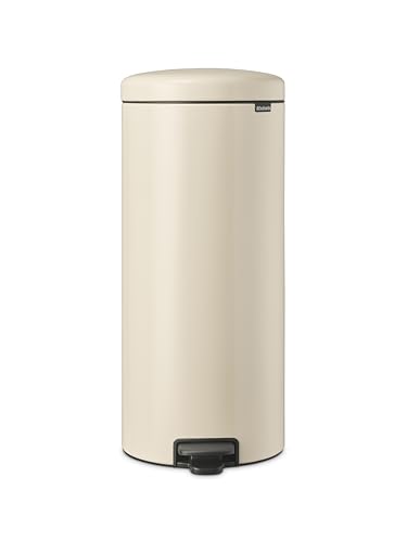 Brabantia NewIcon Pattumiera a Pedale 30L, Soft Beige