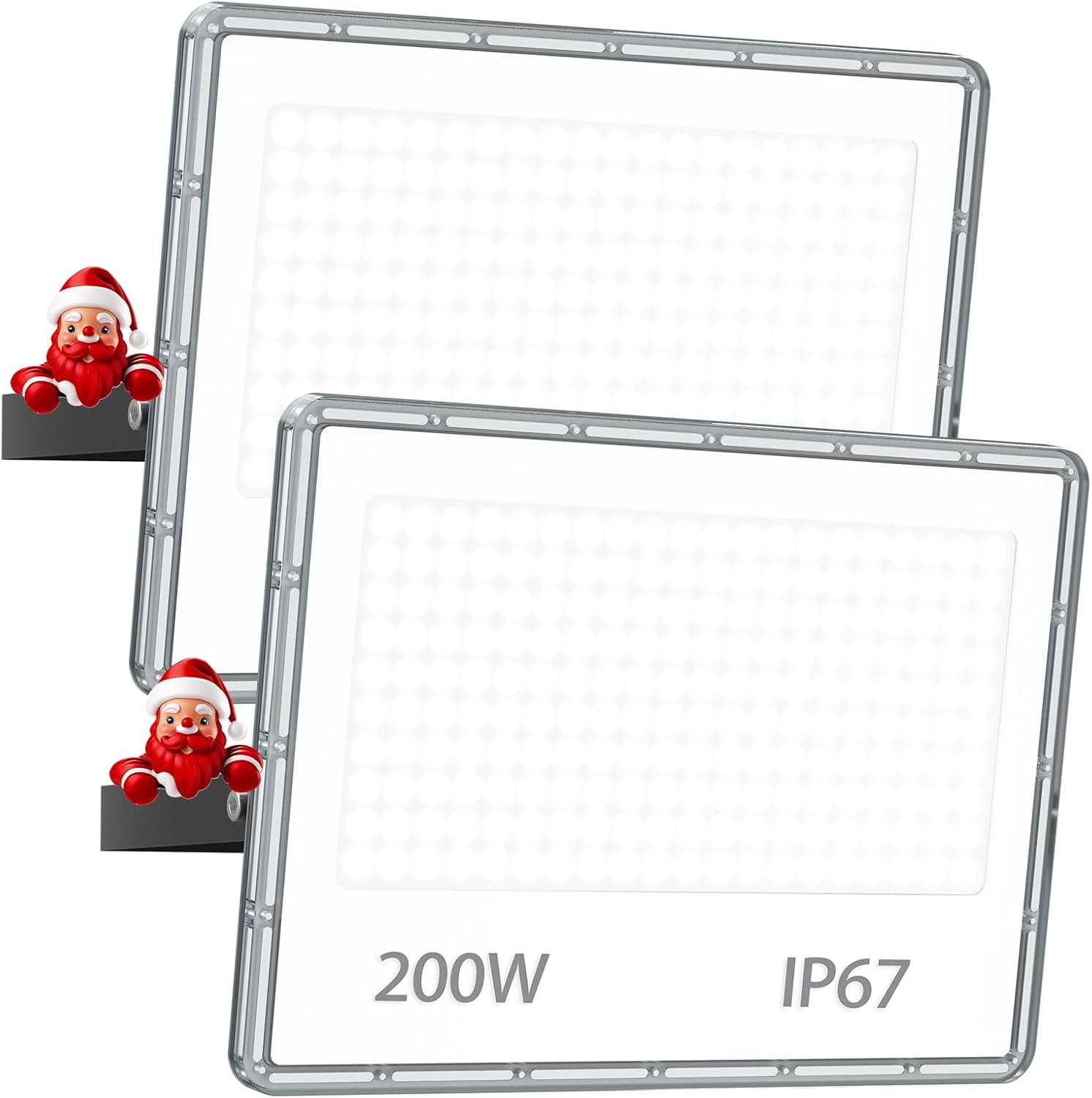 Yiqibro Faretto LED da Esterno 200W 2 Pezzi - immagine 1