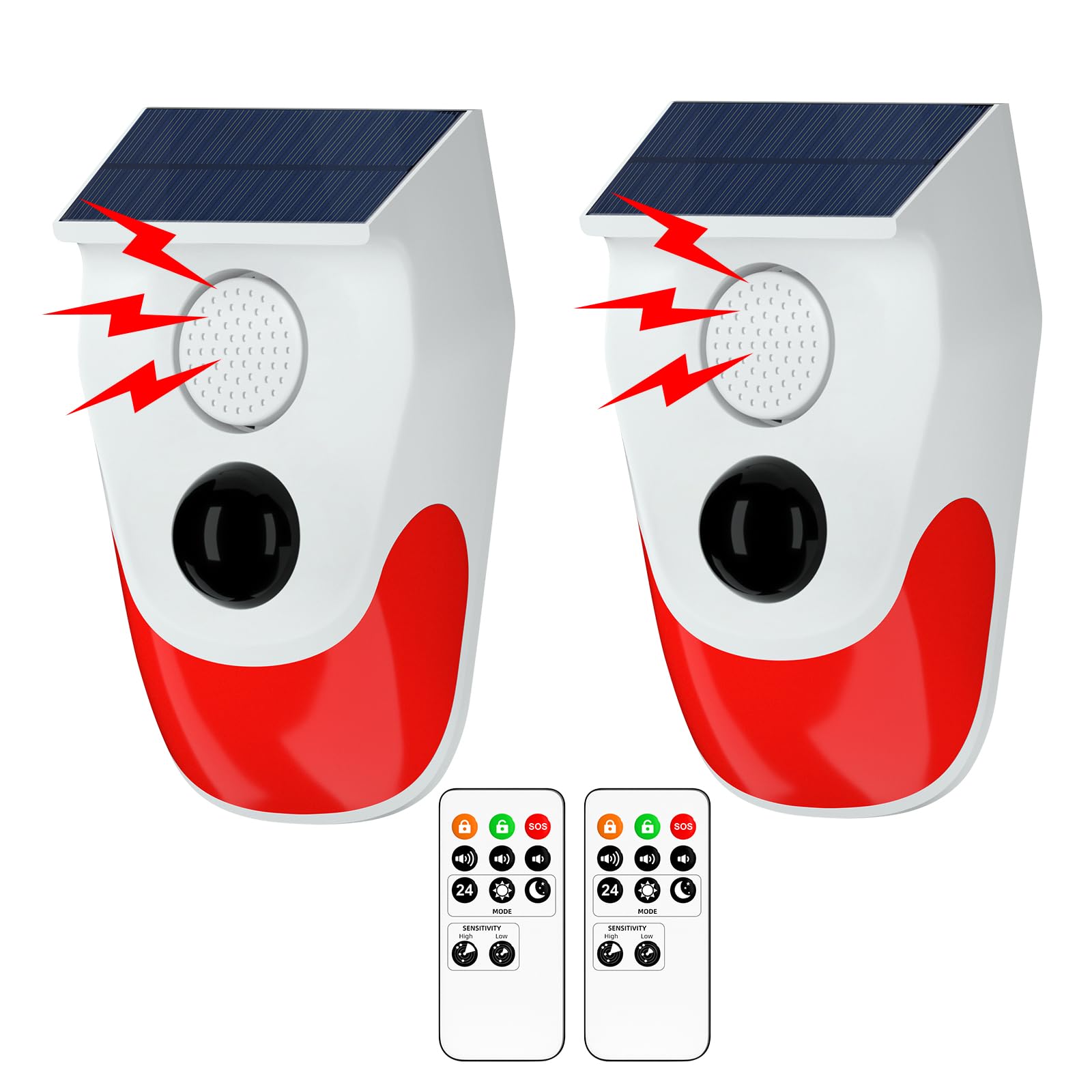 Chatthen Sistemi Sicurezza Domestica Allarme Solare 120 dB