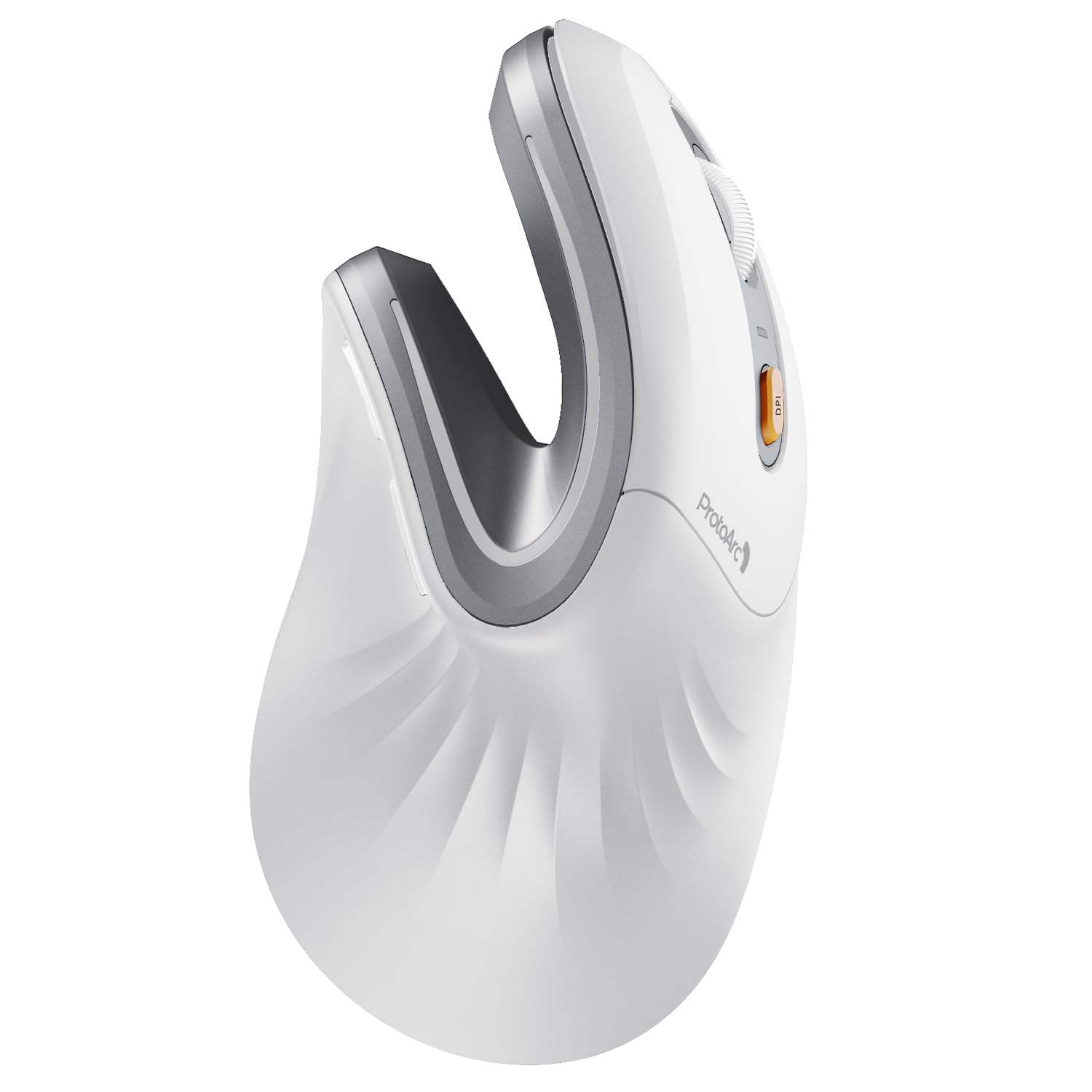 ProtoArc Mouse Ergonomico Verticale Senza Fili, Bianco