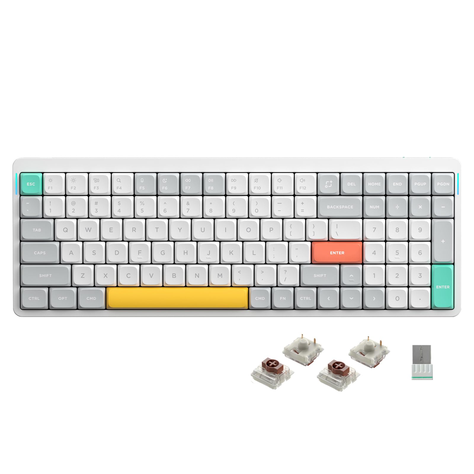 Nuphy Air96 v2 Tastiera Meccanica QMK/VIA 96% Wireless