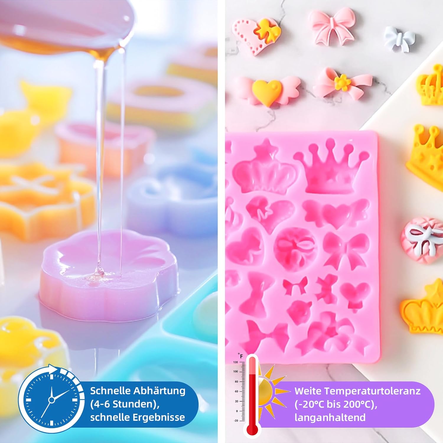 Silicone per Stampi 20A Liquido Verde 4L - immagine 5