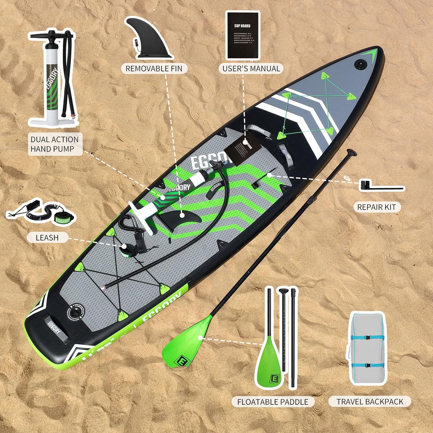 Tavola da Surf Gonfiabile SUP Completa - immagine 3