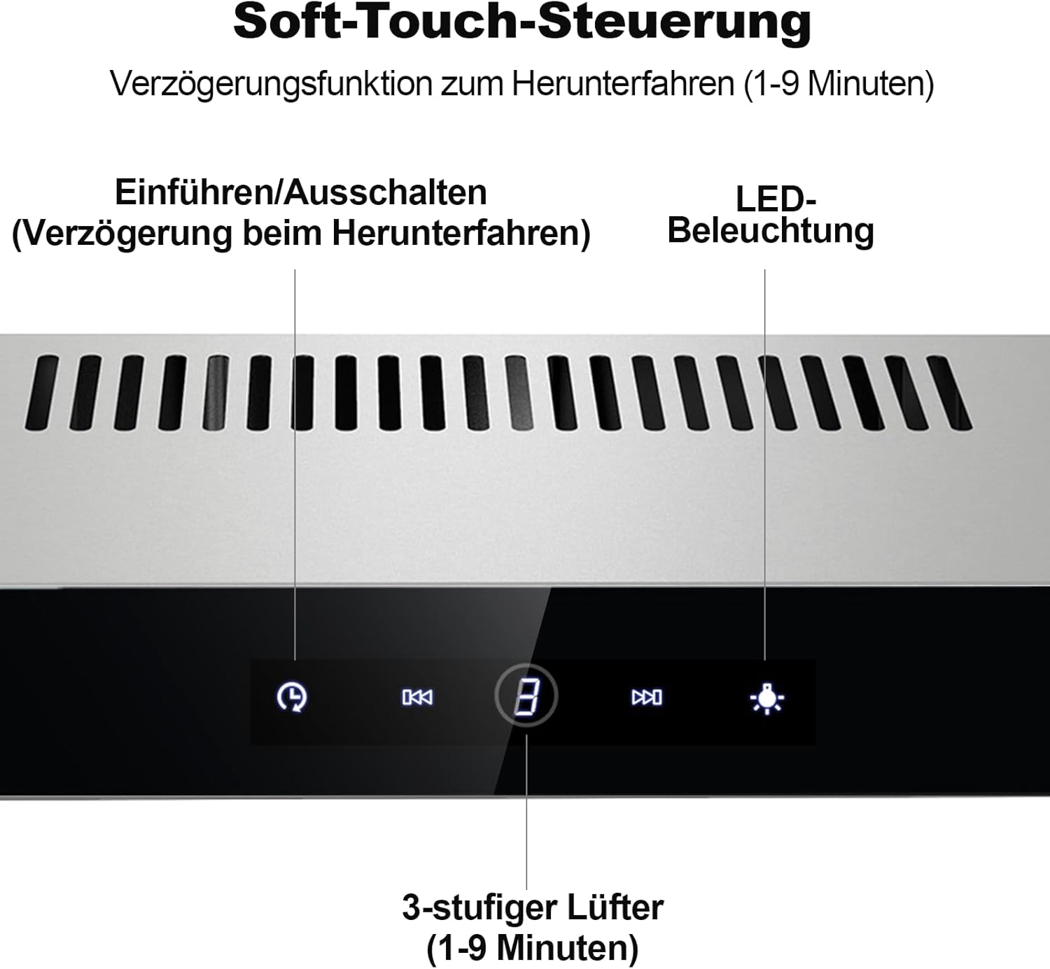 Cappa Aspirante 60 cm Sottopiano in Acciaio Inox - immagine 4