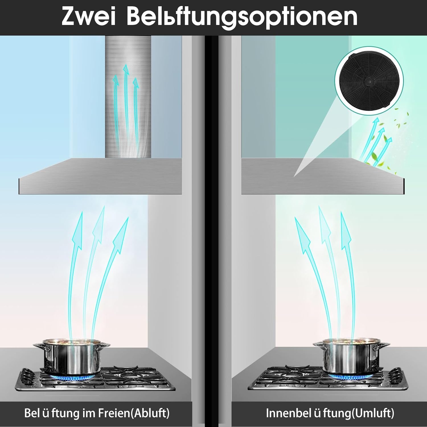 Cappa Aspirante 60 cm Sottopiano in Acciaio Inox - immagine 6