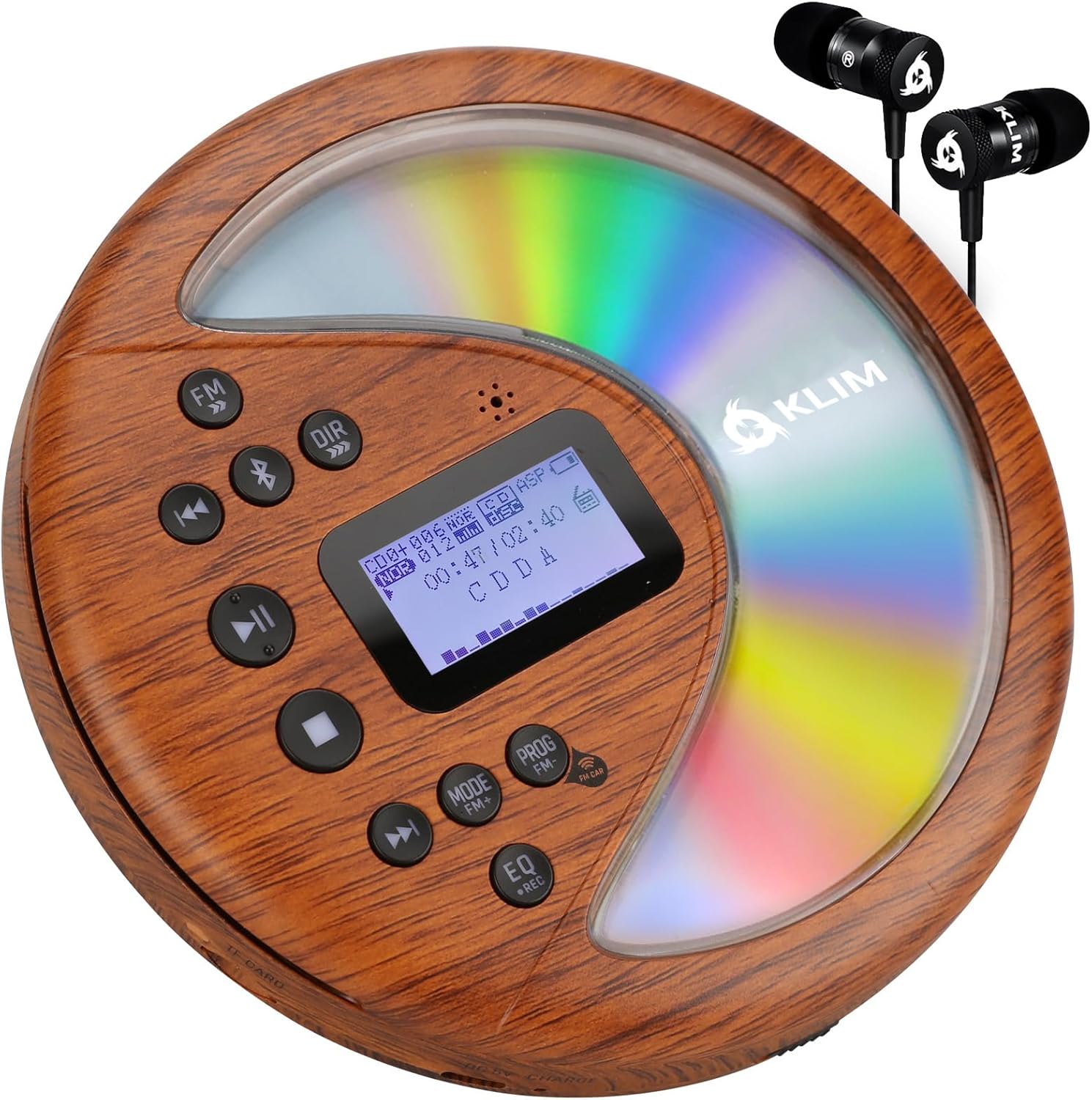 Klim Discover Wood + Lettore CD HiFi Portatile - immagine 1