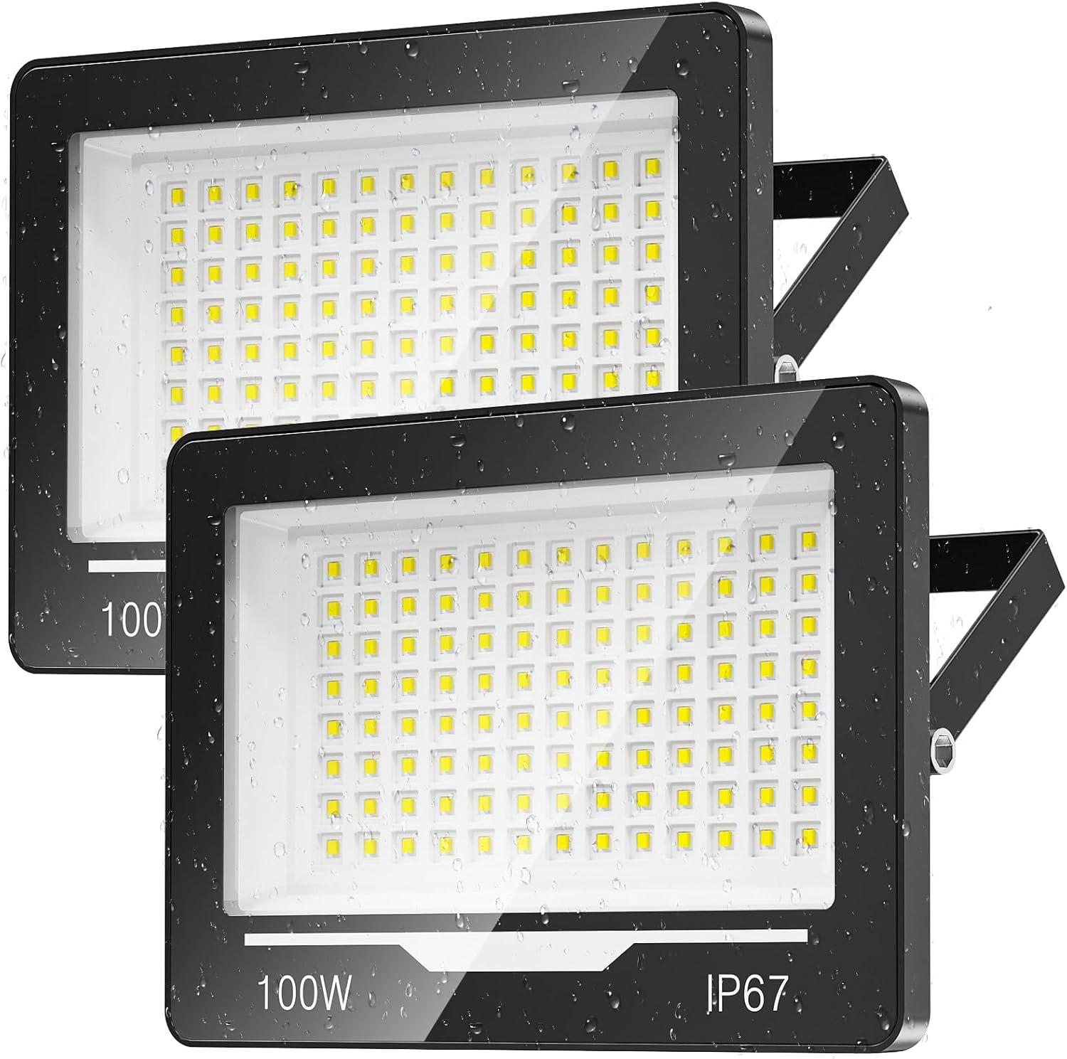 Topaubub Faretto LED da Esterno 100W 2 Pezzi - immagine 1