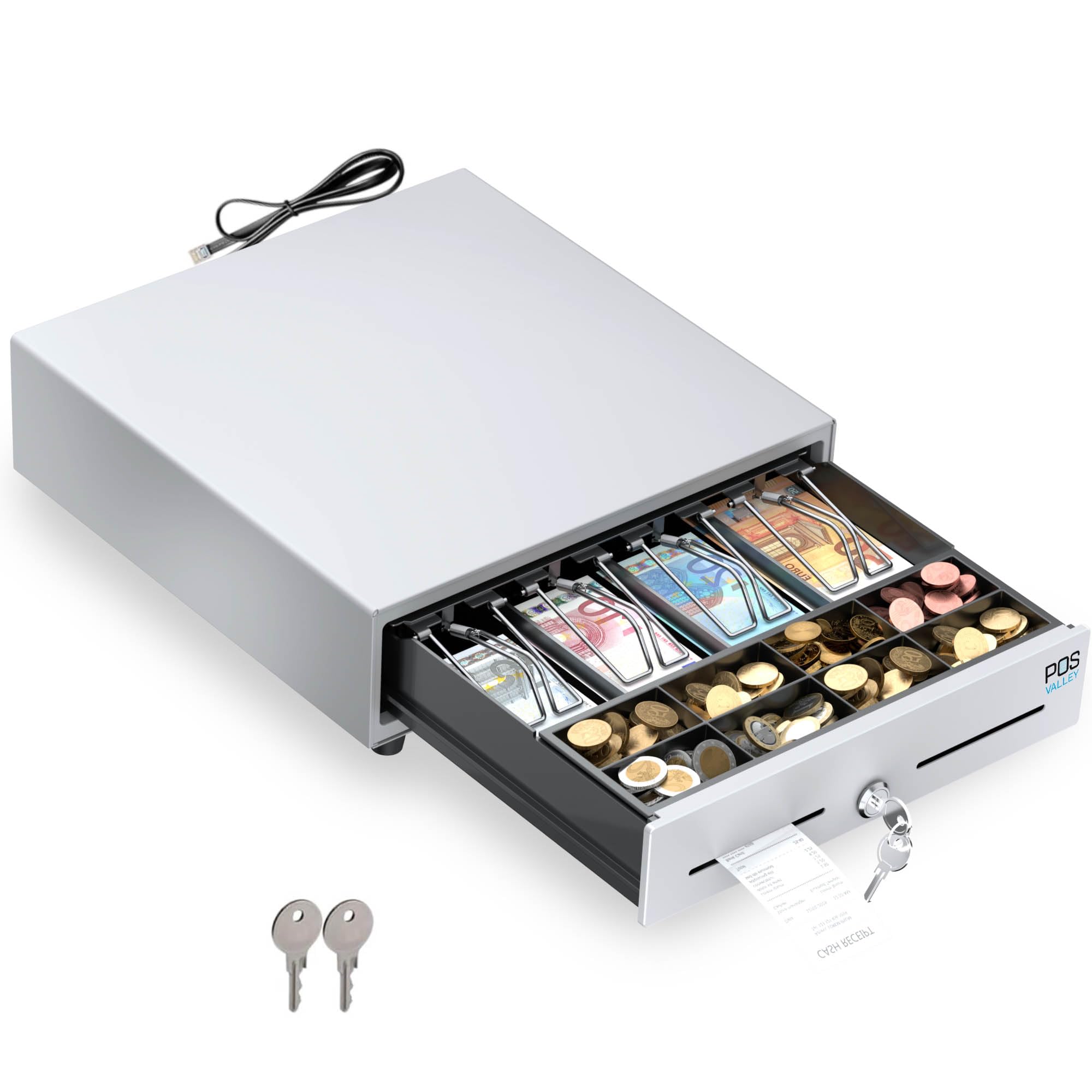 Pos Valley Cassetto Registratore di Cassa Mini 33x33cm