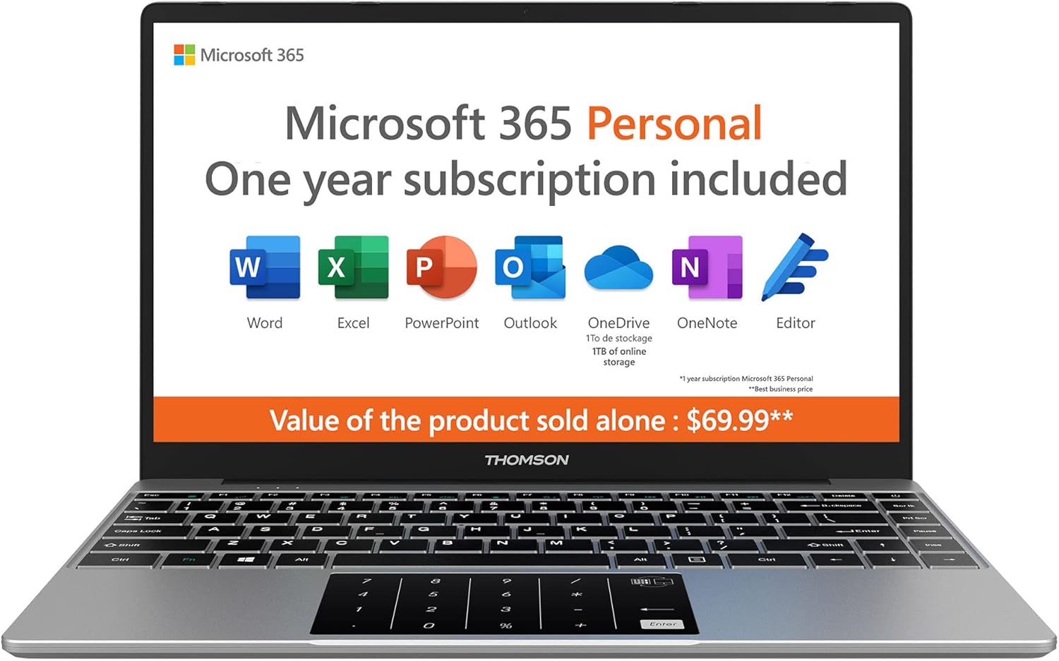 Thomson Neo PC Portatile 14.1" FHD IPS - immagine 2