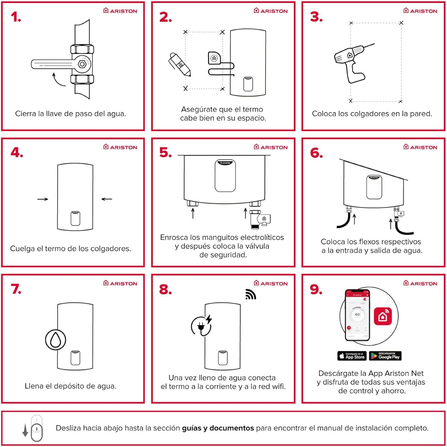 Ariston Lydos Wifi - Scaldabagno Elettrico 50 Litri Verticale - immagine 5
