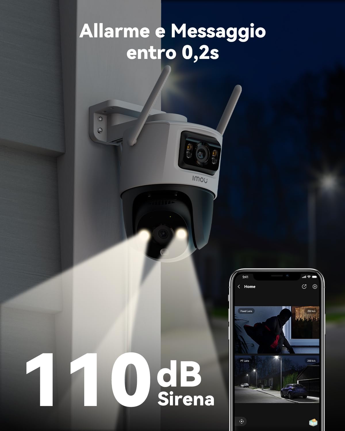 Imou 4K (3+5MP) Telecamera Wi-Fi Esterno PTZ 360° - immagine 4