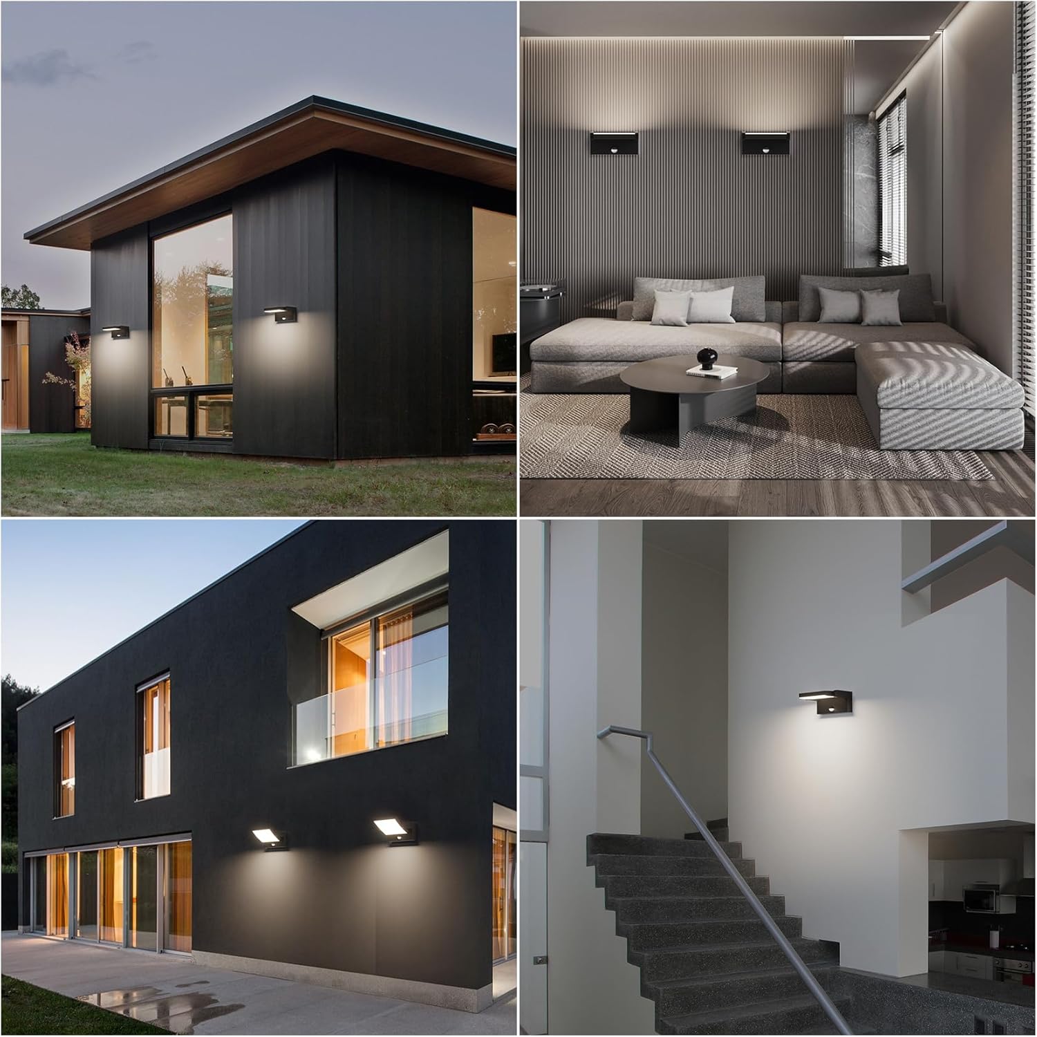 Klighten Applique LED Esterno/Interno 24W con Sensore - immagine 6