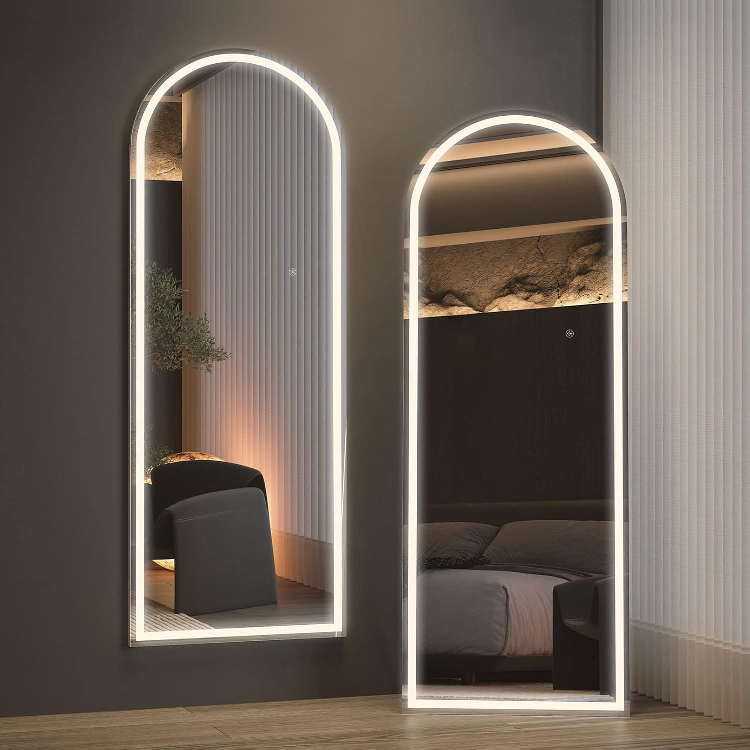 Cassilando Specchio a LED a Figura Intera 160x50 cm - immagine 1