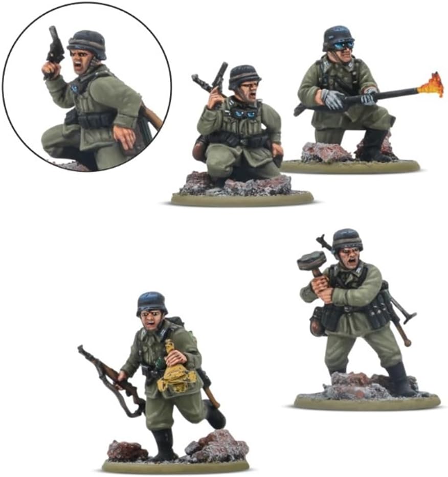 Warlord Games Plotone Fanteria Veterani Tedeschi 28mm - immagine 7