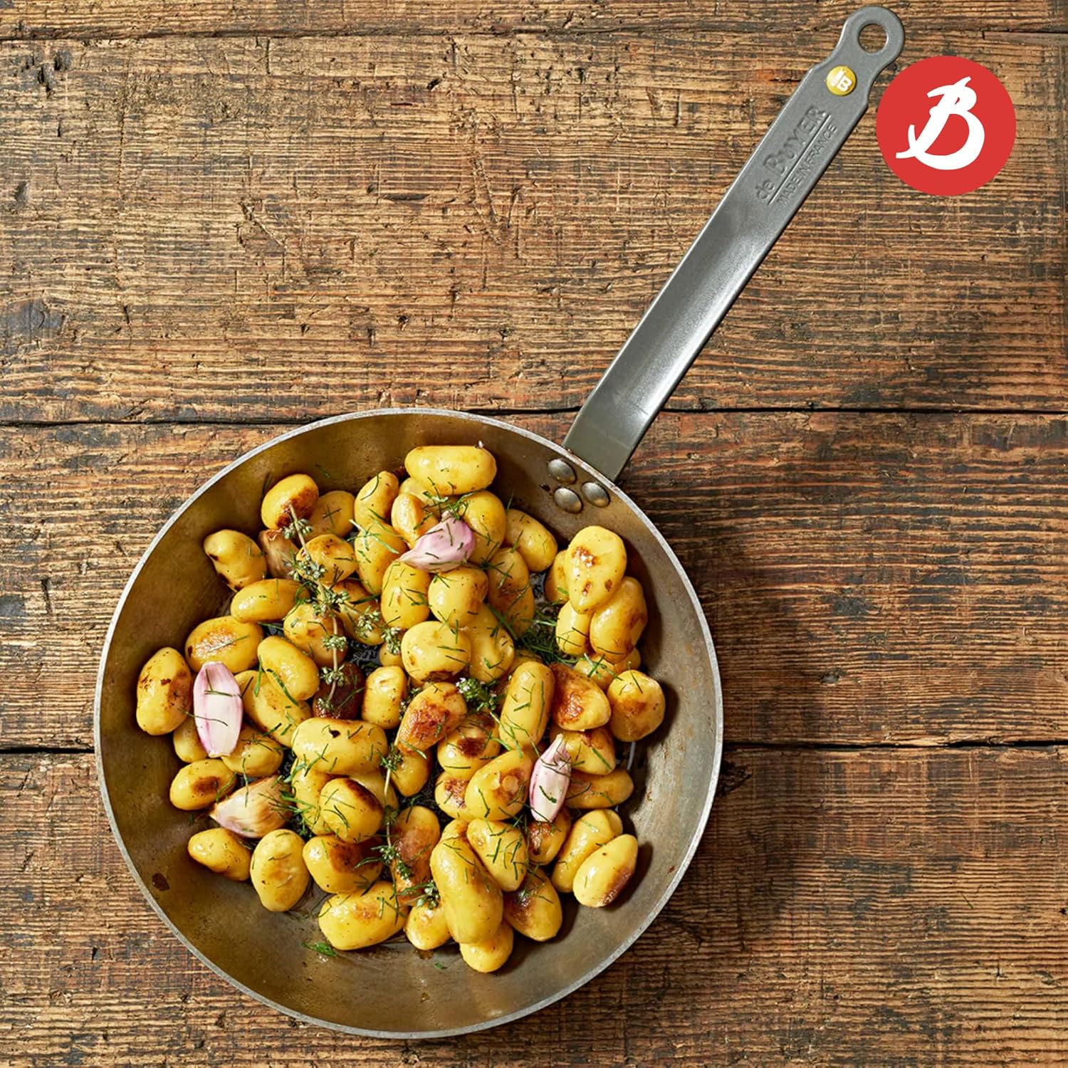 De Buyer 5610.20, Mineral B, Padella, 20 cm - immagine 8