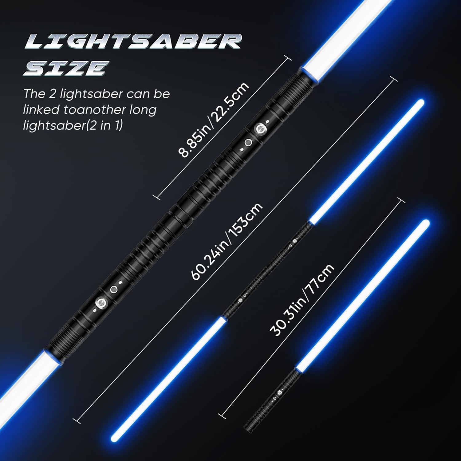 Lischwert 2Pack Spade Laser da Duello in Metallo - immagine 4