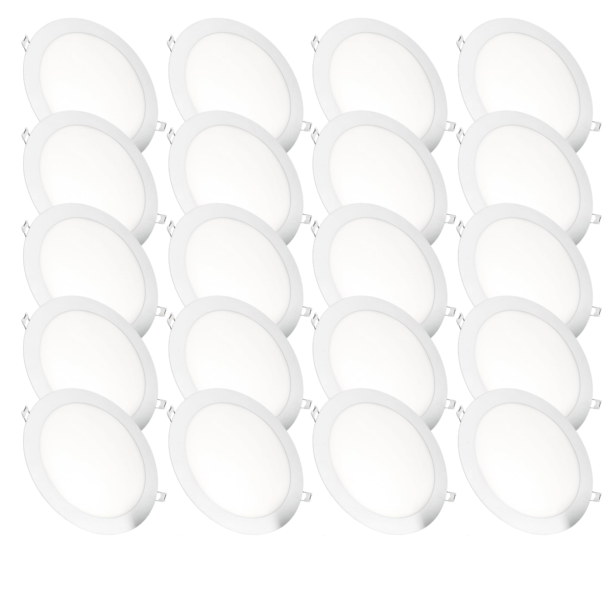 Jandei - 20 Faretti LED da Incasso 18W, Bianco Neutro