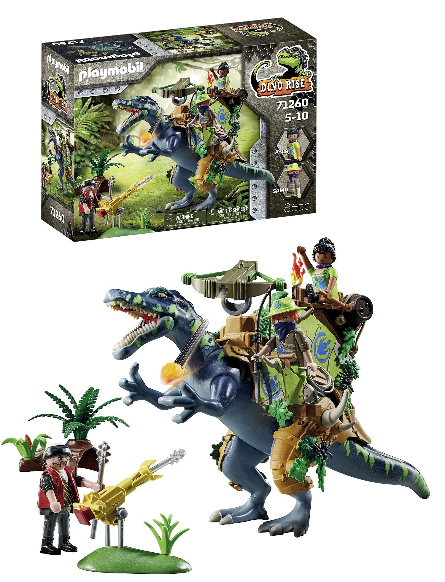 PLAYMOBIL Dino Rise 71260 Spinosauro con Armatura