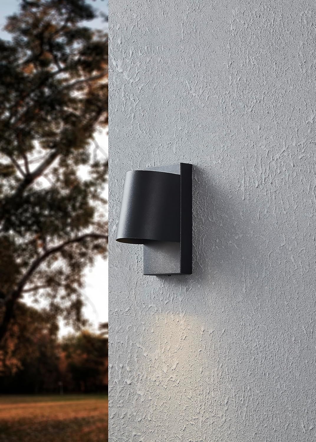 Eglo Spongano - Lampada da Parete LED per Esterni, Nero - immagine 2