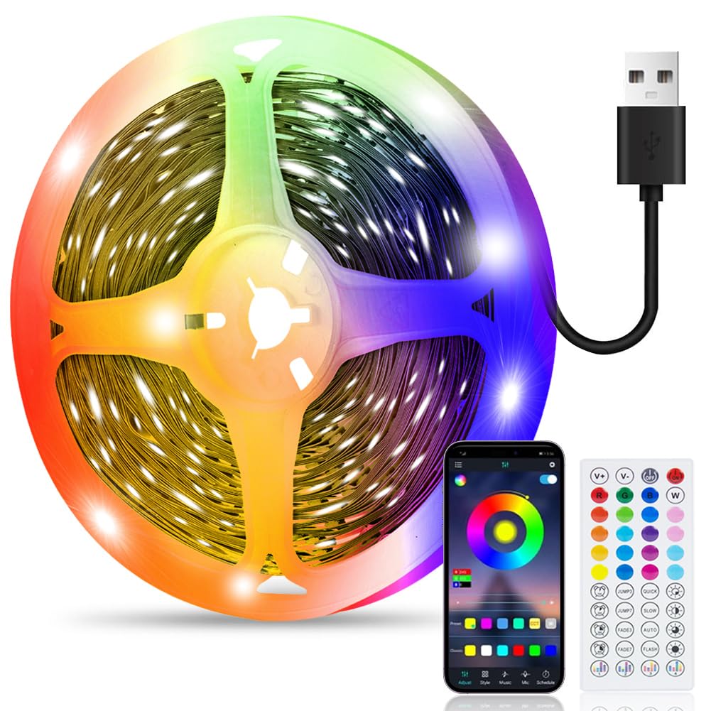Striscia LED 6 Metri RGB con App e Telecomando IR