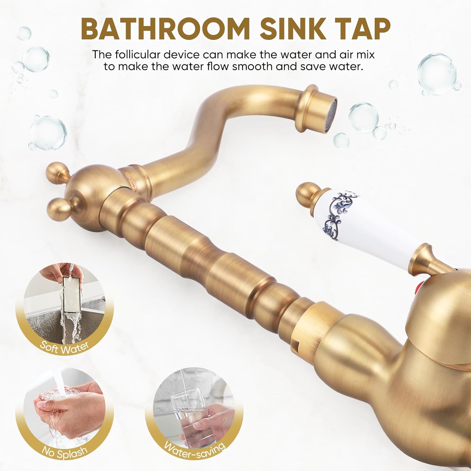 Rubinetto Cucina Monocomando Ottone Antico - immagine 3