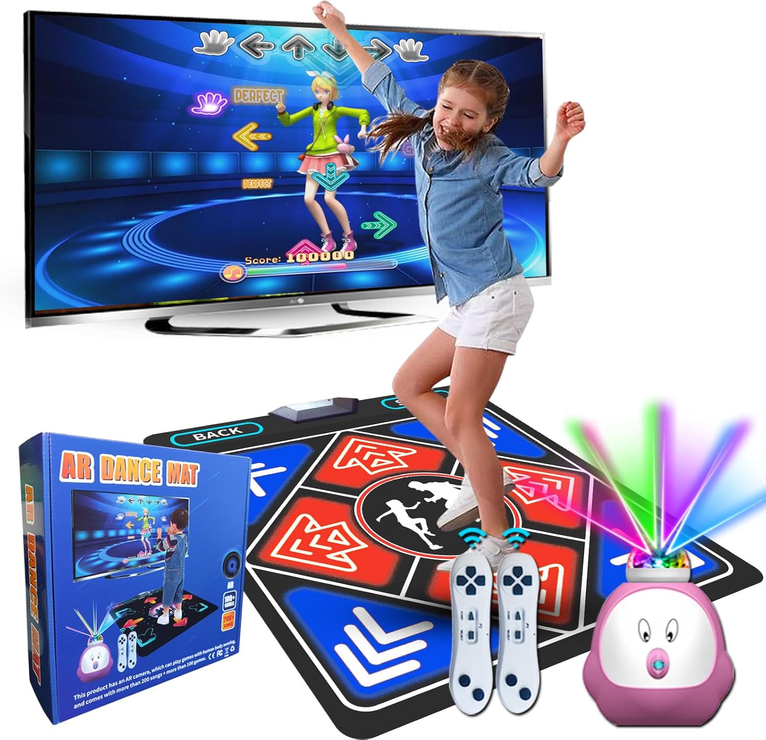 YRPRSODF Tappetino da Ballo TV con Videocamera HD - immagine 1