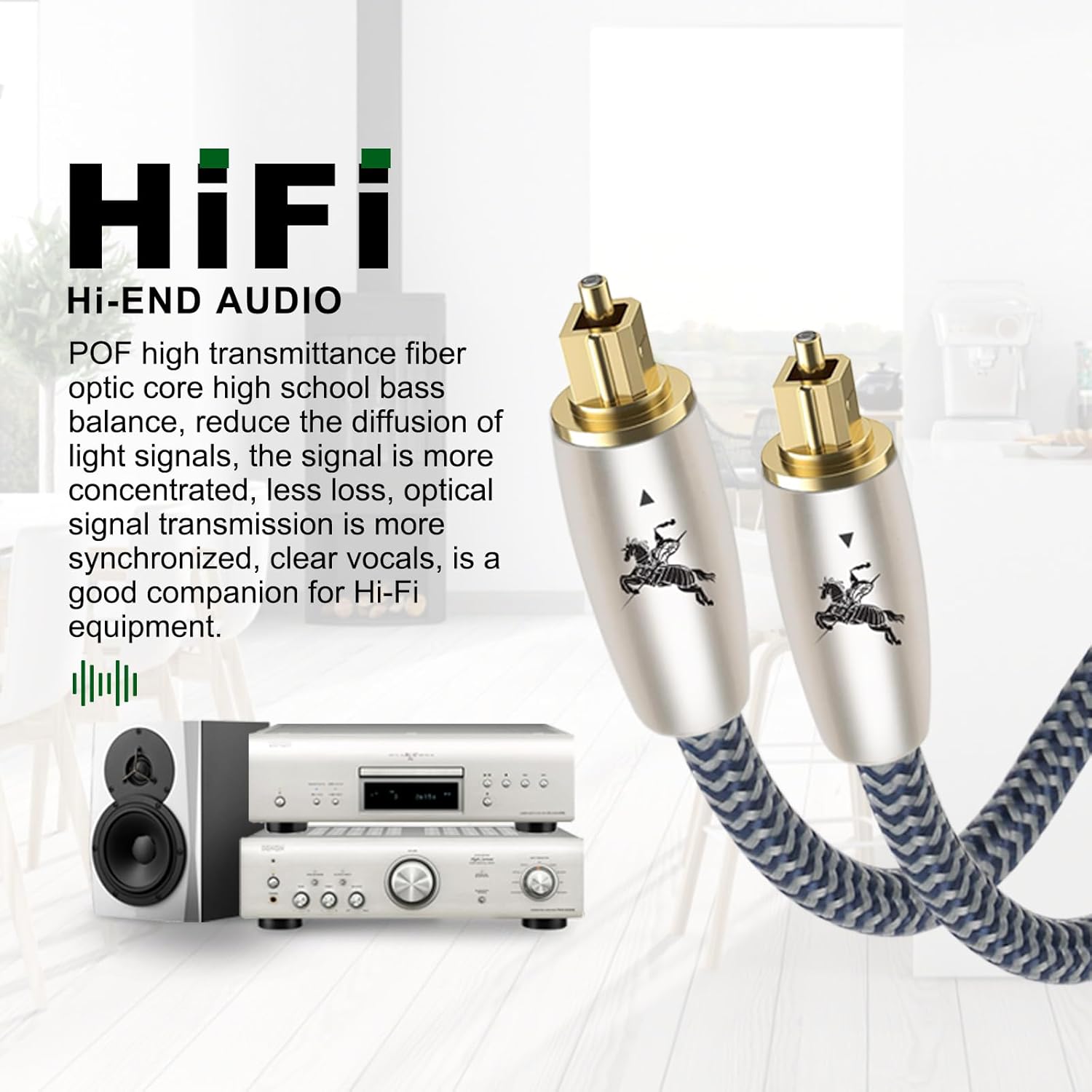 Impeto Cavo Ottico Audio Digitale TOSLINK 3 Metri - immagine 4