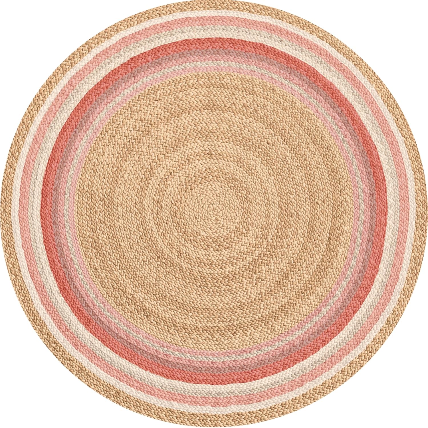 VINILIKO, Tappeto in Vinile Linee Rosa [Diam] 150 cm