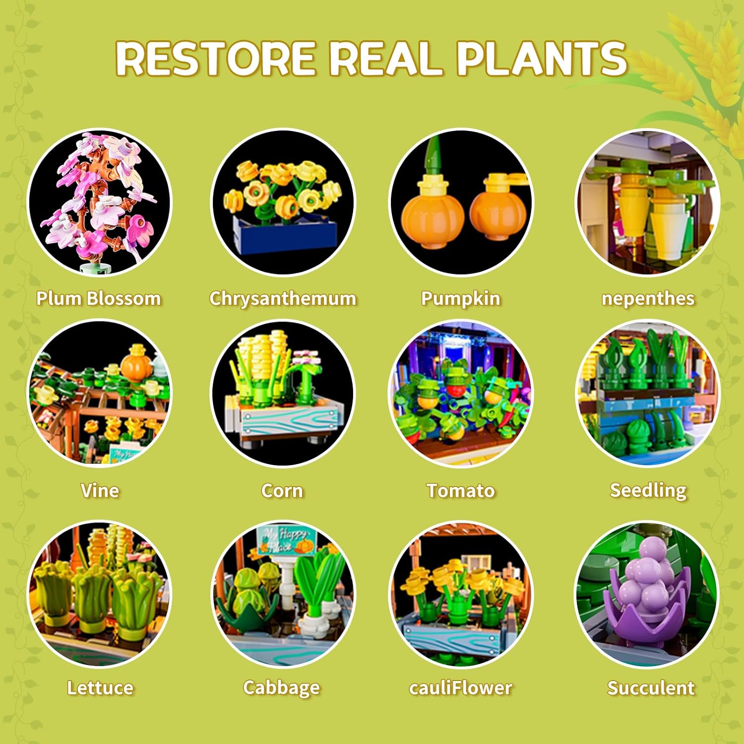 FUNWHOLE Set Costruzione Botanico - Casa delle Piante - immagine 4