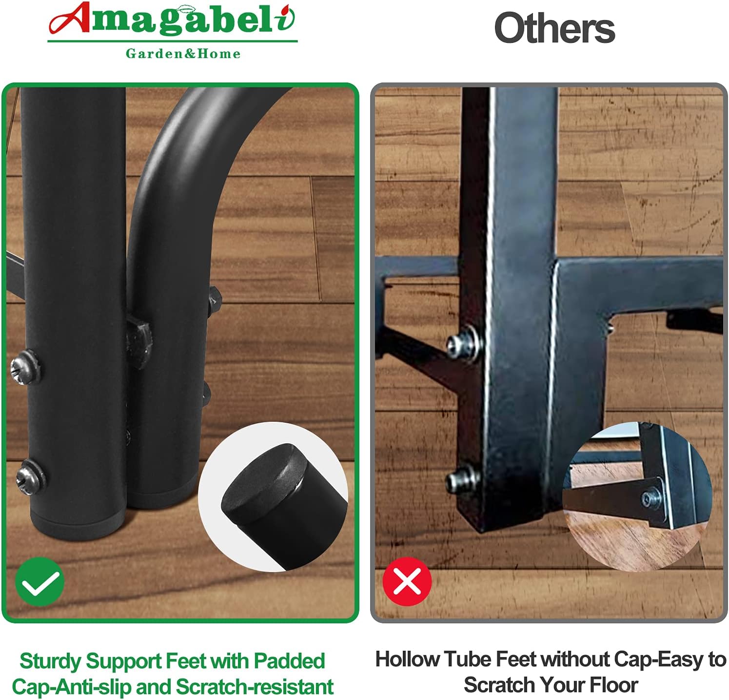 Amagabeli Garden Home Legnaia da Esterno 244x122x35,56cm - immagine 3