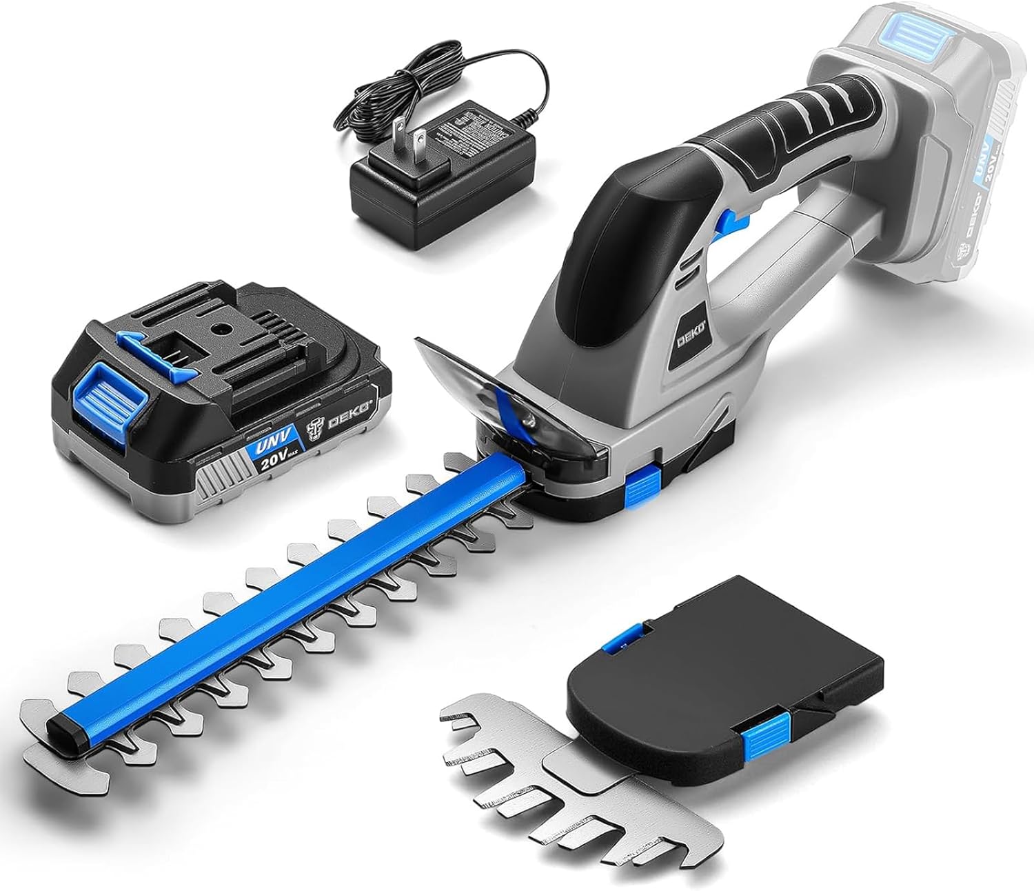 Tagliasiepi a Batteria 20V 2 in 1