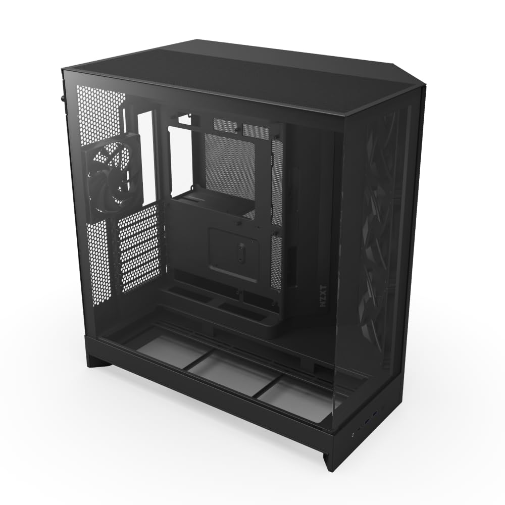 Nzxt H9 Flow - Case PC ATX Mid-Tower, Nero