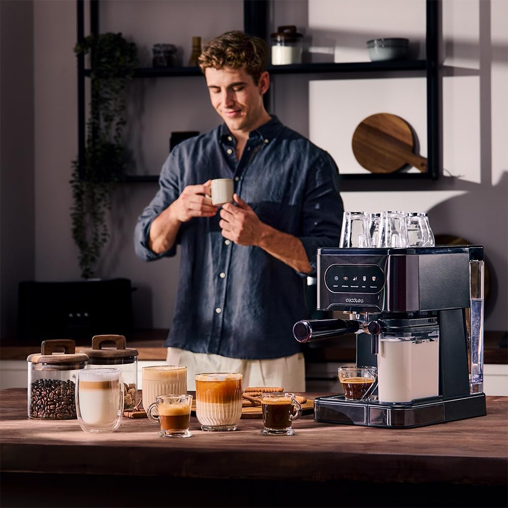 Cecotec Macchina Caffè Espresso Power Espresso 20 ColdBrew Latte+ - immagine 2