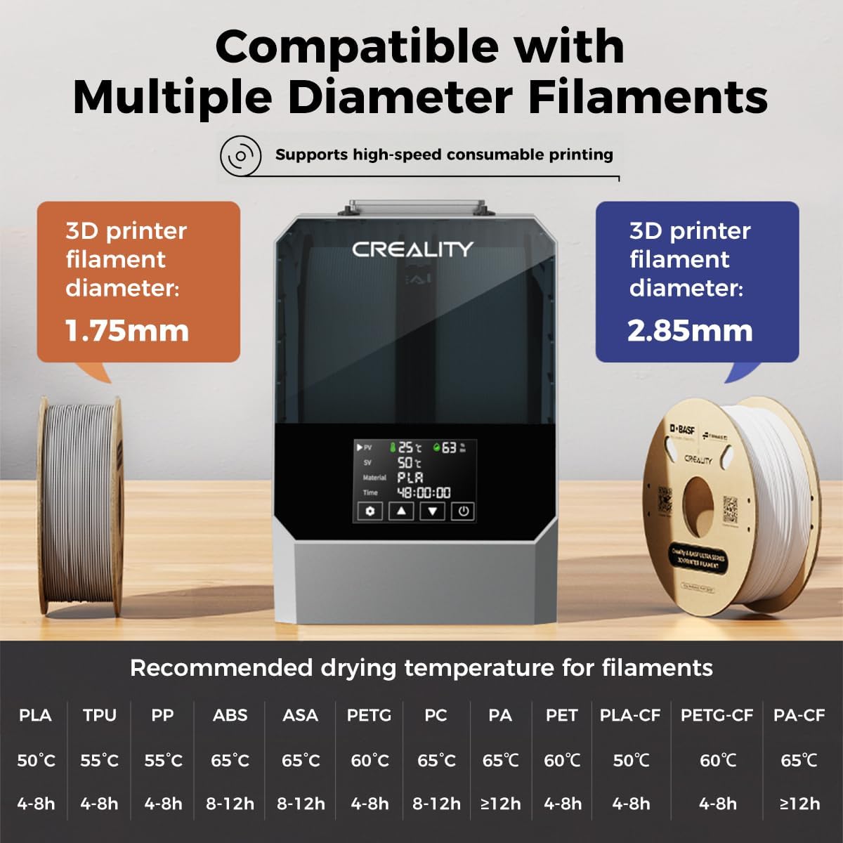 Creality Space Pi Filamento Dryer Plus - immagine 6