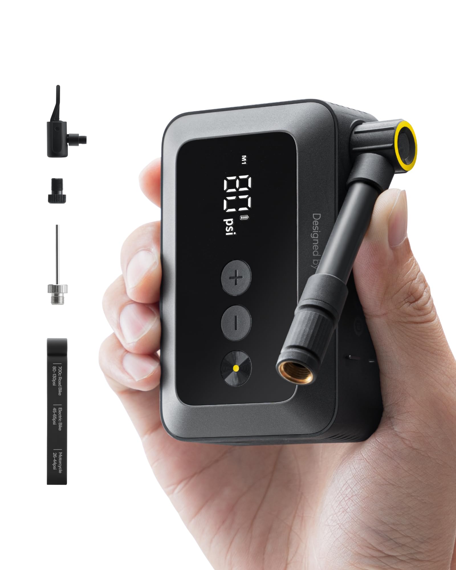 Hoto Mini Pompa per Bicicletta 150PSI, Gonfiaggio Rapido