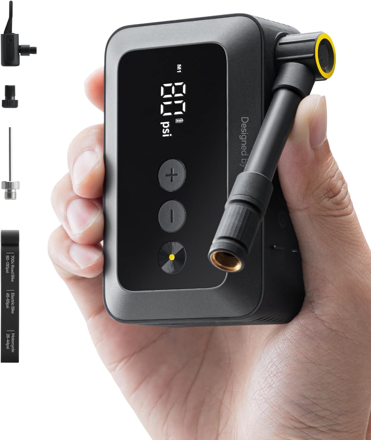 Hoto Mini Pompa per Bicicletta 150PSI, Gonfiaggio Rapido - immagine 1