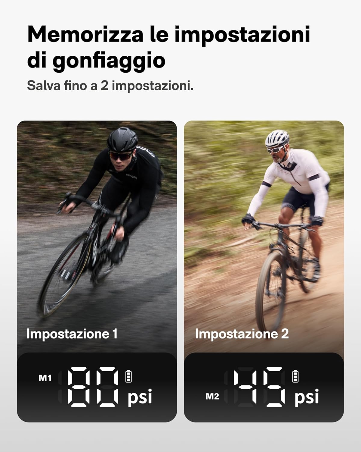 Hoto Mini Pompa per Bicicletta 150PSI, Gonfiaggio Rapido - immagine 6