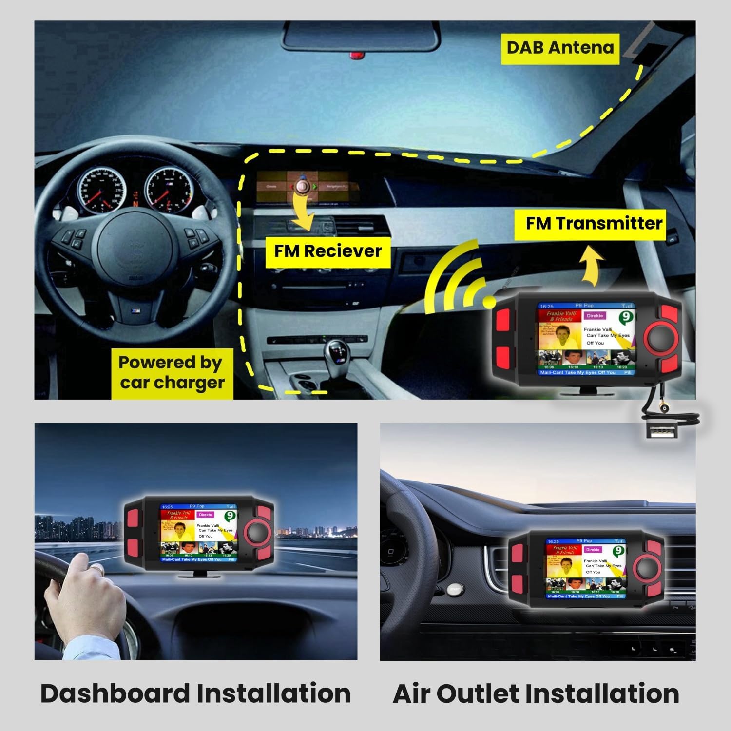 Adattatore Autoradio DAB/DAB+ Portatile - immagine 2