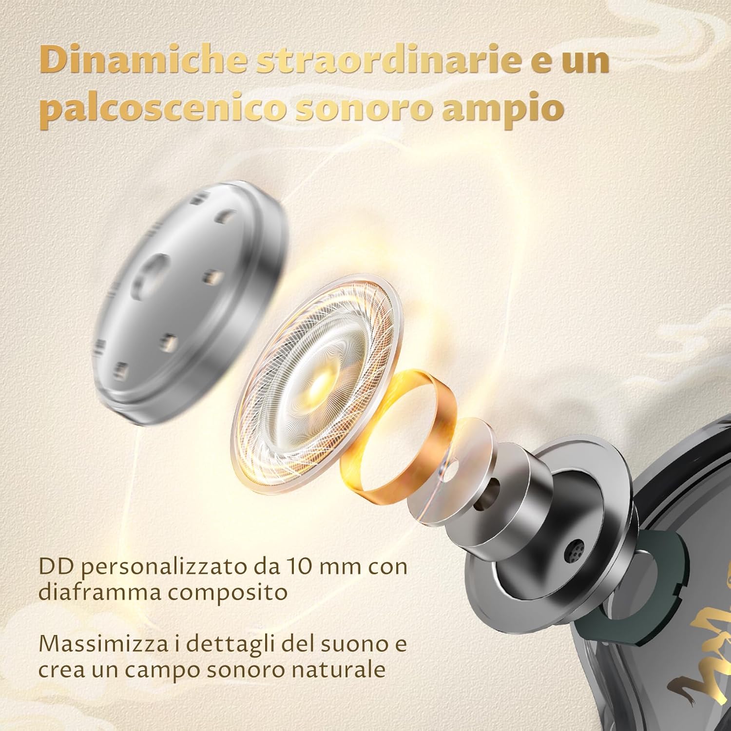 Yinyoo KBEAR MONKIE K01 - Auricolari In-Ear con Cavo - immagine 3