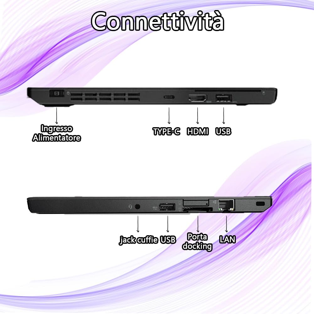 Lenovo PC Portatile RICONDIZIONATO Intel Core i5 16GB RAM - immagine 4