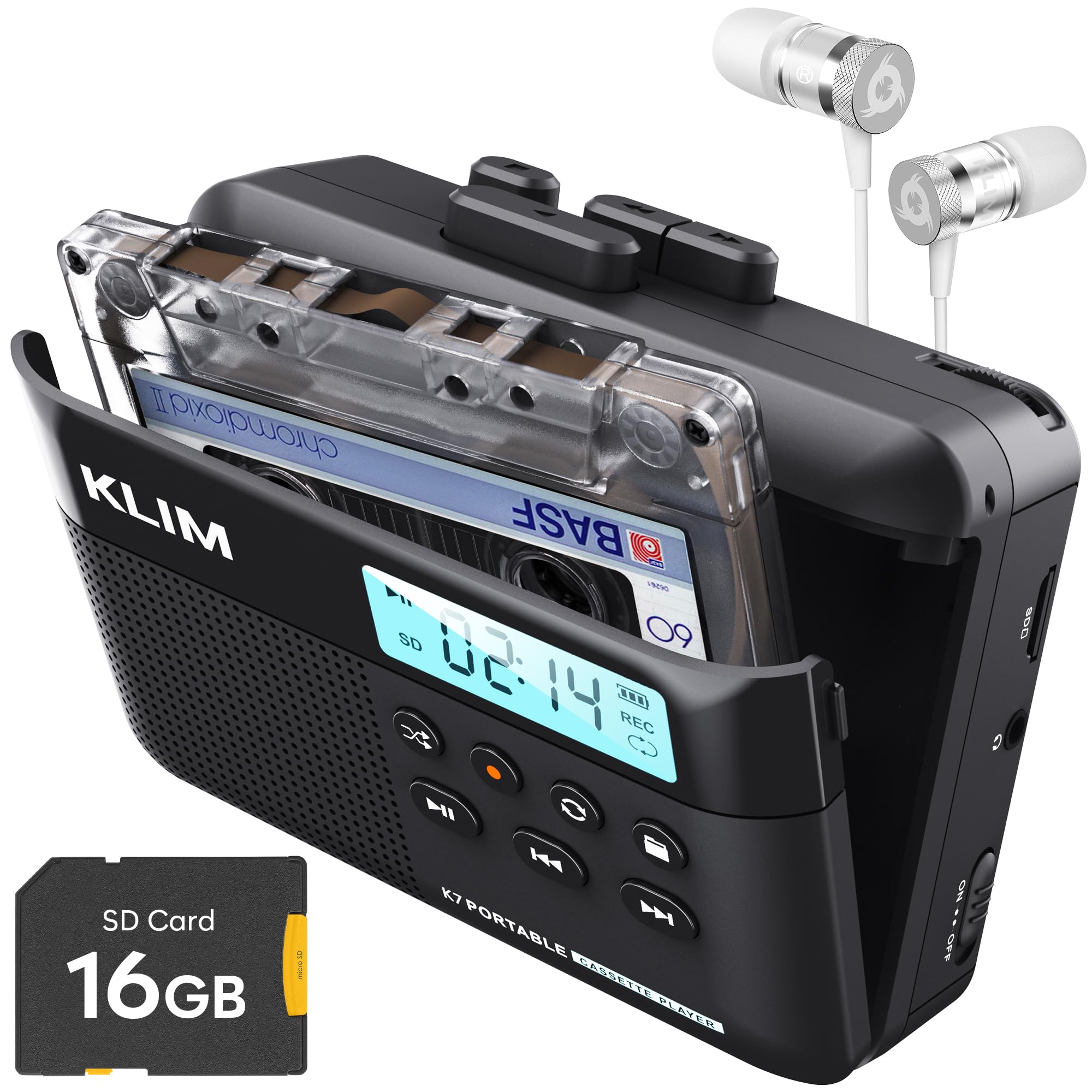 K7 Cassette Player con Auricolari Fusion