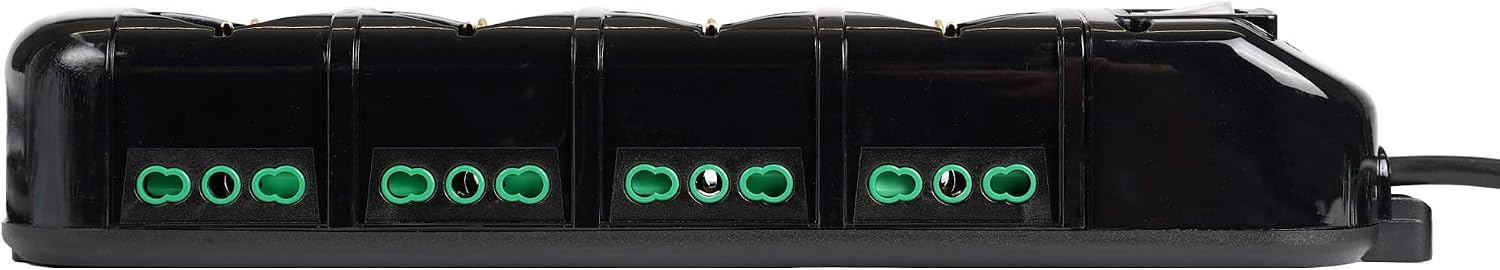 Fanton 48133-B Multipresa Elettrica 12 Posti, Nero | Velz