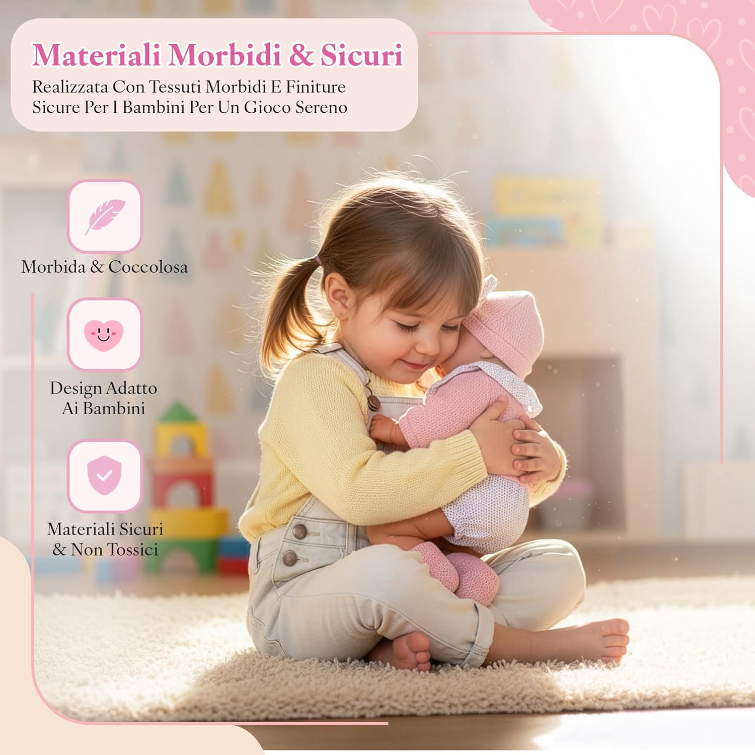 Kinderplay Bambola Parlante 41 cm con Ciuccio - immagine 2