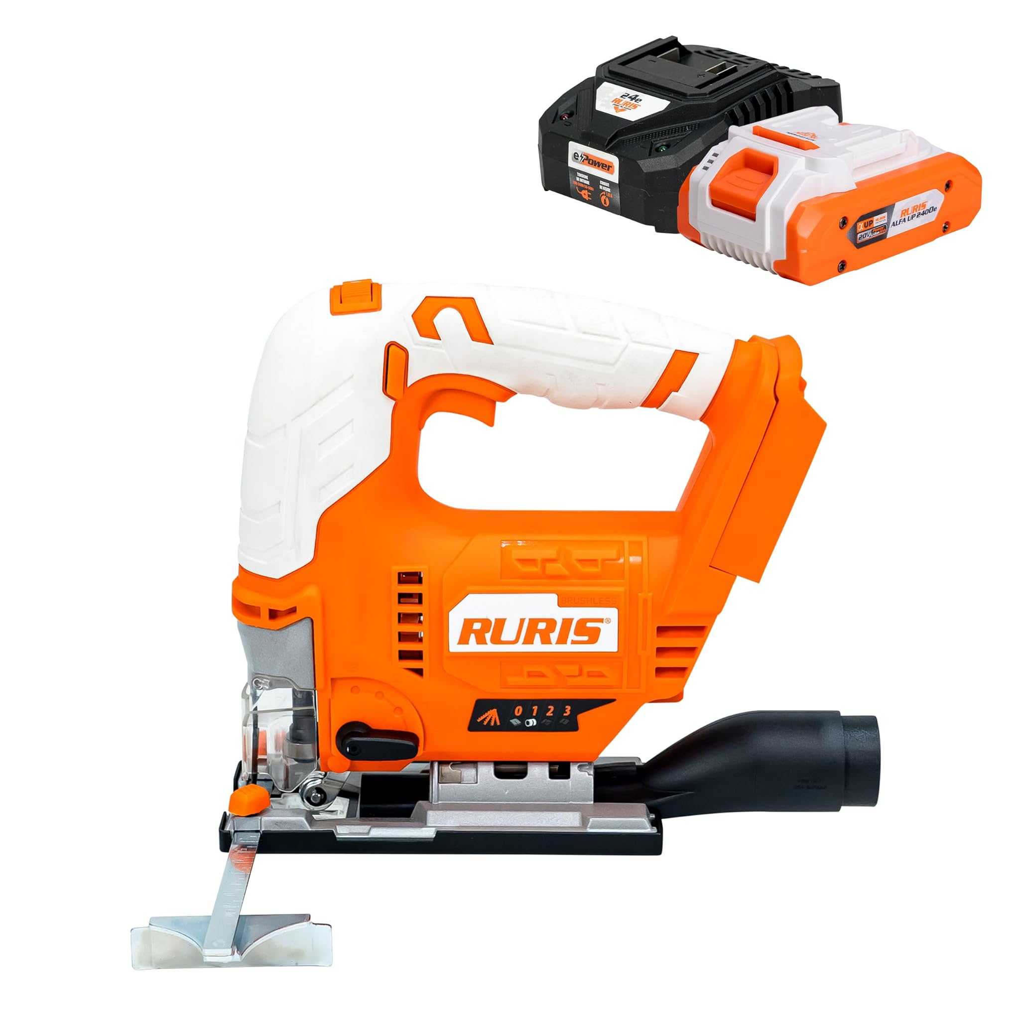 RURIS RMX3260 - Sega a Filo Alternativo 20V 4Ah