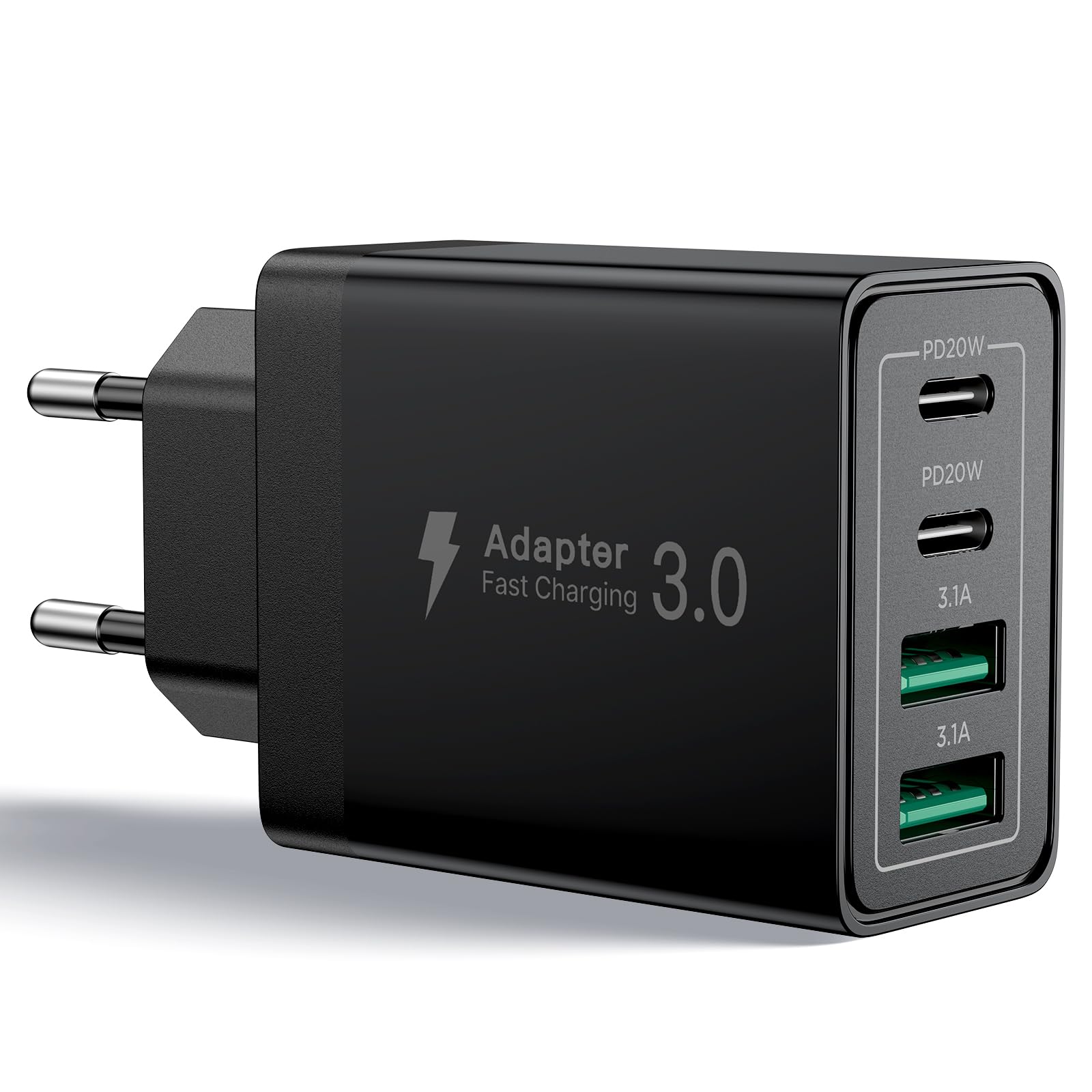 Caricatore USB C Rapido 40W 4 Porte