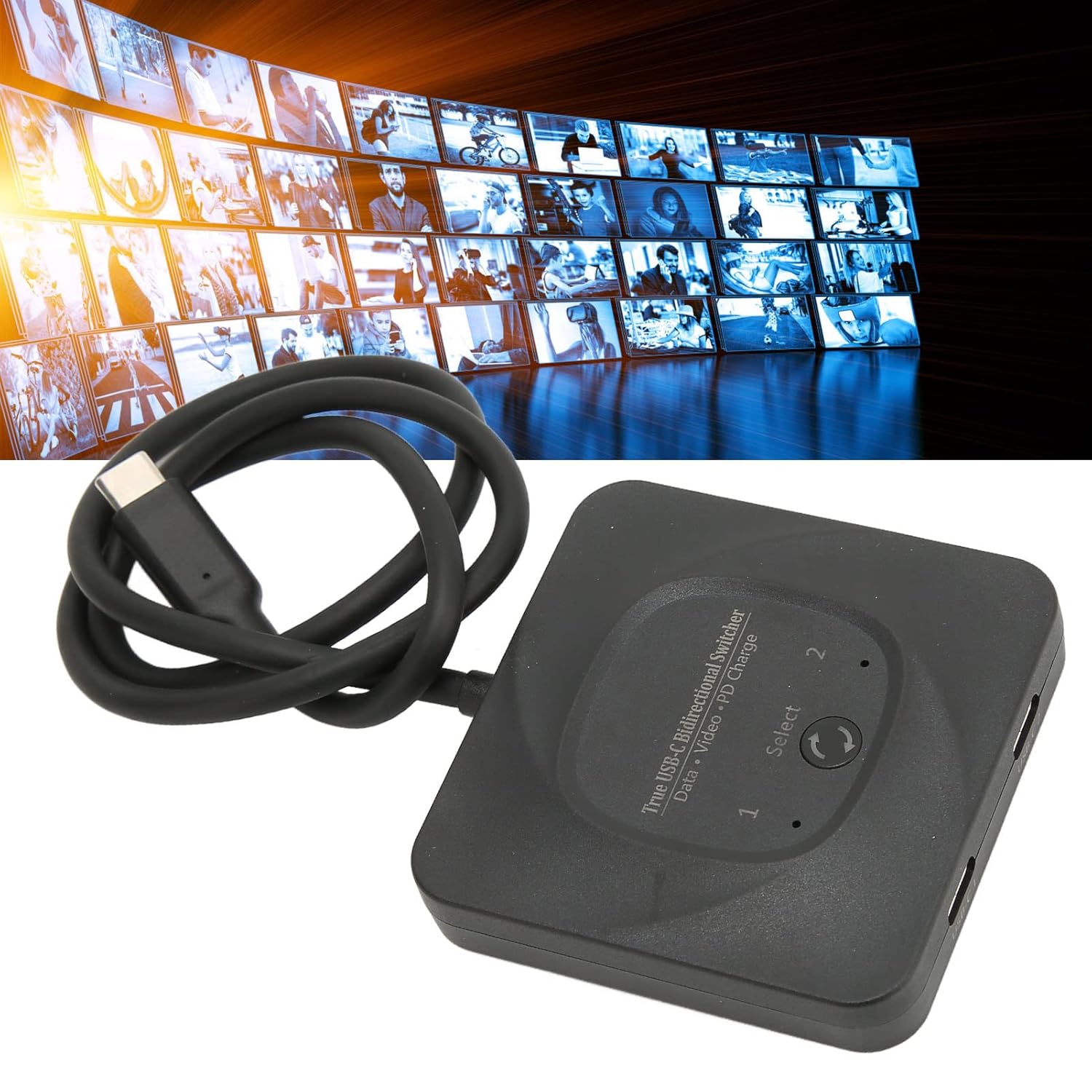 KVM USB-C 2 in 1 Out Bidirezionale 8K - immagine 2