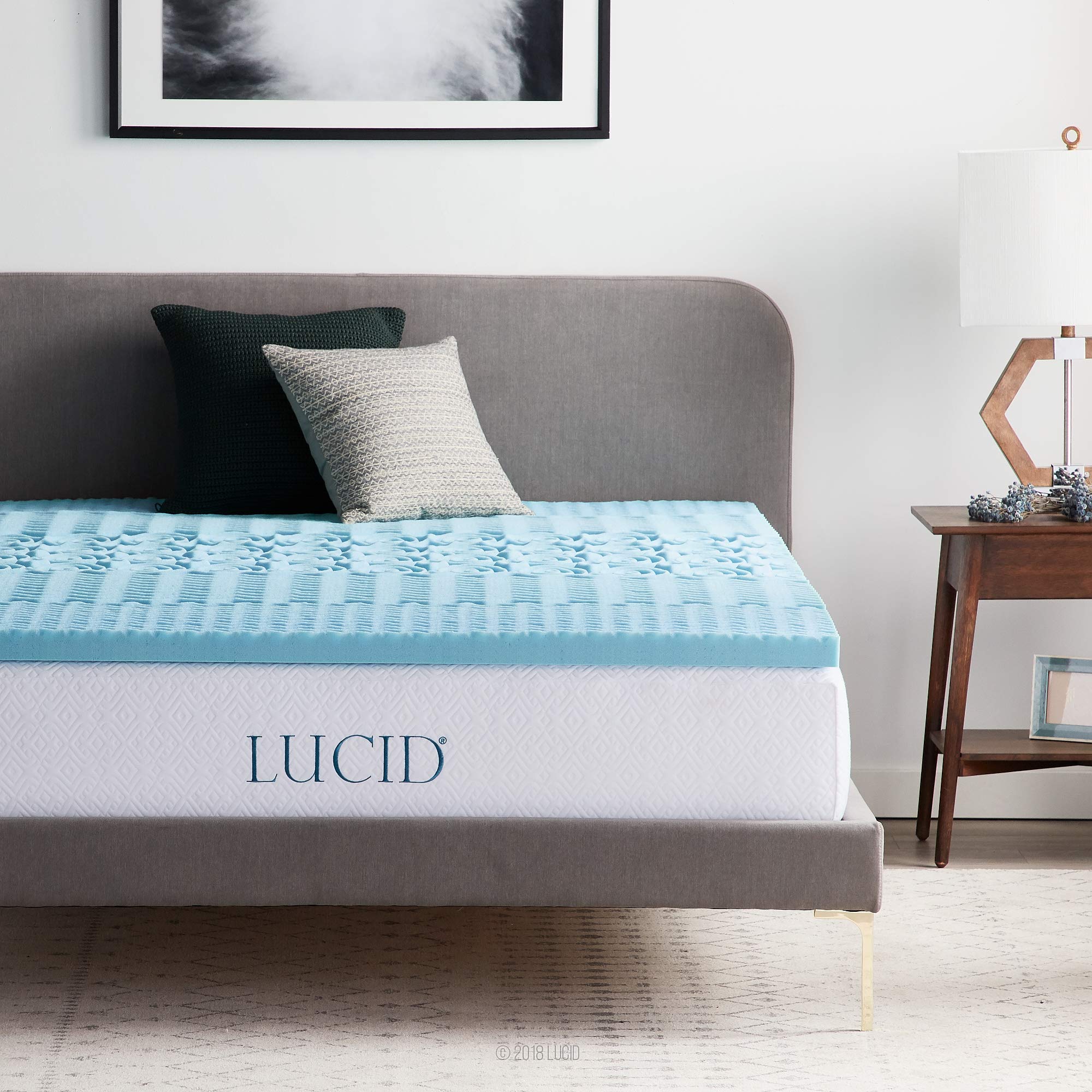 Lucid Topper Singolo 5 Zone Ergonomiche 90x190cm
